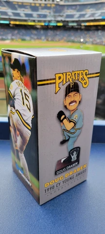 2022 Doug Drabek Bobblehead 9/24 SGA Pittsburgh Pirates Giveaway 1990 Cy Young Cover