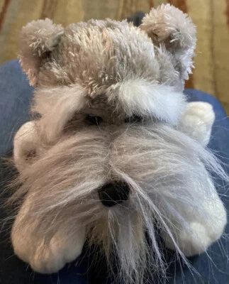 Schnauzer GANZ Webkinz Grey Schnauzer Code/Gray Dog HM159 GUC Realistic - Image 1 of 4