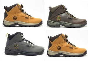 Timberland Men's White Ledge Mid Lace Up Waterproof Hiker Boot Wheat Gray Brown - Picture 1 of 20