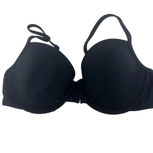 Aerie Lightly Lined Underwire Black Bikini Top Size 32B NWT - Picture 1 of 3