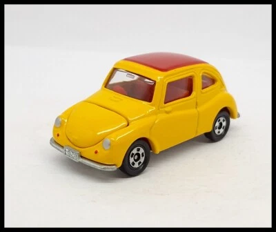 TOMICA Subaru 360 1/50 TOMY DIECAST CAR NEW yellow / red - Image 1 of 4