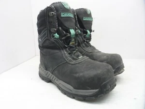 Botas de trabajo para mujer Dakota 8" de transición CTCP negras/azules talla 5M - Imagen 1 de 8