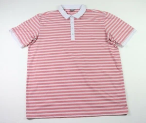 PING SENSOR COOL MEN'S GOLF POLO SHIRT RED WHITE USED XXL POLYESTER - Picture 1 of 8