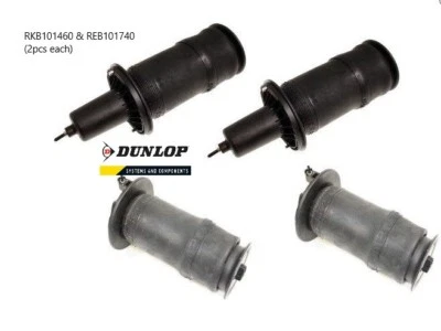 Range Rover P38 Suspension Airbag Set + CLIPS  - REB101740 x2 & RKB101460 x2 - Image 1 of 3