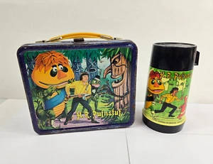 Vintage 1970 H.R. Pufnstuf Metal Lunchbox & Thermos - Picture 1 of 14