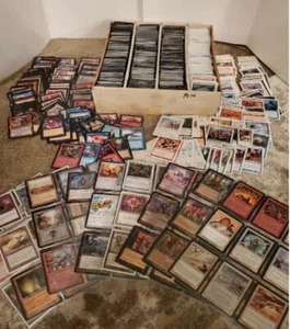1200+ MAGIC THE GATHERING CARDS LOT OLD VINTAGE LEGACY 1994-2003 W/25 Rare - Picture 1 of 3