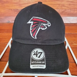 '47 Atlanta Falcons Hat Cap Adult Strapback Black Adjustable Clean Up New - Picture 1 of 7