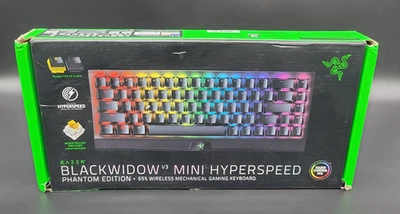 Razer Blackwidow V3 Mini Hyperspeed Wireless Gaming Keyboard Yellow Switches - Image 1 of 4