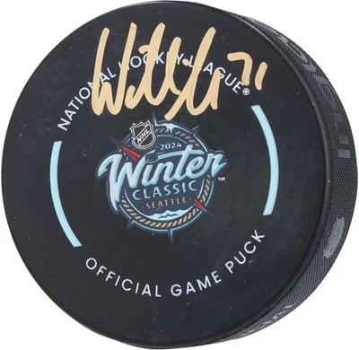 William Karlsson Golden Knights Signed 2024 Winter Classic Official Game Puck - Image 1 of 3