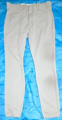 JOSE MOLINA GAME USED NY YANKEES ROAD GREY MAJESTIC TEAM UNIFORM PANTS + STEINER - Image 1 of 4