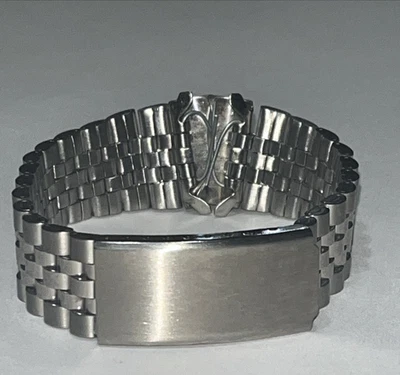 Vintage Stainless Steel Kreisler Watch band 19mm Bracelet 1960s - Image 1 of 4