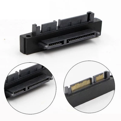 Black Connector Adapter 22 PIN Female +22(7+15) PIN Male Durable Accessories h - Image 1 of 4