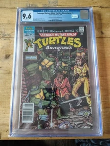 CGC 9.4 Teenage Mutant Ninja Turtles Adventures #1 - WP - CPV/NS - 1988 - Archie - Picture 1 of 3