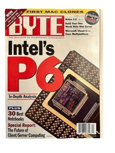 Vintage BYTE Magazine - (April 1995) with Apple Power Macintosh Review - Afbeelding 1 van 6
