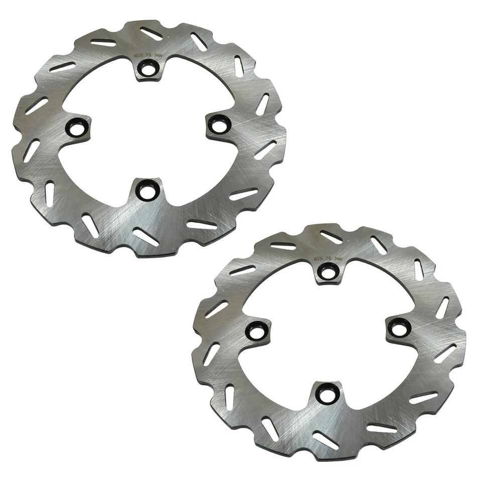 2 Front Wave Pattern Disc Brake Rotors for Kawasaki Brute Force 750 2005-2023 - Image 1 of 1