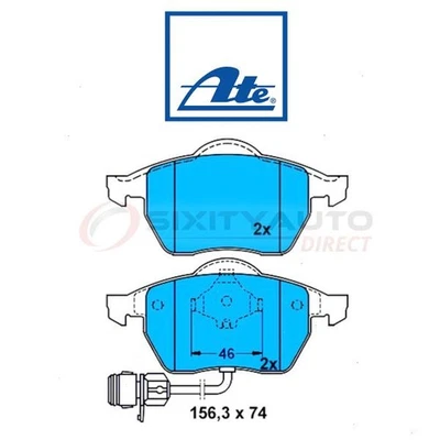 ATE Front Disc Brake Pad Set for 1997-1998 Audi A8 Quattro - Braking yi Foto 1 de 4