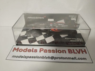 McLaren MP4-31 Alonso Monaco GP 2016 1/43 Minichamps - Photo 1/4