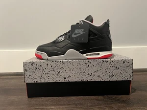 Größe 12 - Air Jordan 4 Retro Bred Reimagined FV5029-006 Brandneu - Schneller Versand! - Bild 1 von 2