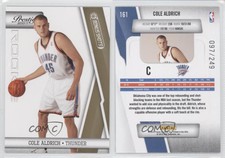 2010-11 Prestige Bonus Shots Gold /249 Cole Aldrich #161 Rookie RC