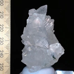 Apofilita cristalino puntos estalactita racimo espécimen India 189ct - Imagen 1 de 8