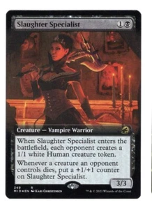 Magic The Gathering Slaughter Specialist Innistrad Midnight Hunt Foil #349 - Picture 1 of 1