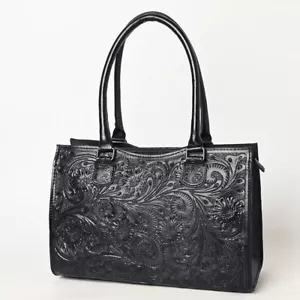 KB OHLAY KBG334 BEUTELTASCHE Hand Tooled Echtleder Damentasche Western Handtasche Geldbeutel - Bild 1 von 8