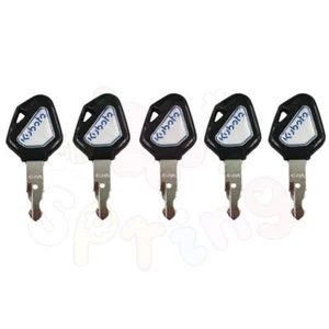 5PCS For Kubota Ignition Keys 459A Excavator Skid Steer Track Loader Keys - Picture 1 of 5