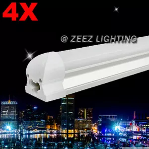 4X T8-Integrated 2FT 9W Daylight Cool White LED Tube Light Bulb Fluorescent Lamp - Picture 1 of 12