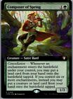 Magic the Gathering-Composer of Spring (Extended Art) - Commander Masters (CMM)