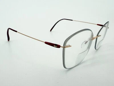 Monturas de gafas Silhouette 5500 3530 Borgoña ..[]17-140 dorado K830 Foto 1 de 4