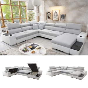 XXL Designer-Ecksofa in U-Form PIANO U Perfekt für Familien & modernes Wohnen 26 - Bild 1 von 38