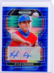 2022 Panini Prizm Draft FOTL Blue Pulsar KYLE CRIGGER Autograph AUTO RC 7/9