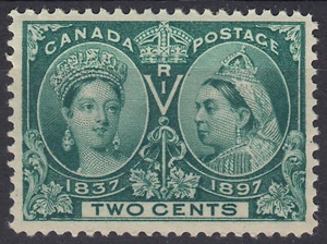 Canada 2c QV Diamond Jubilee, Scott 52, VF MNH, catalogue - $150 - Picture 1 of 2