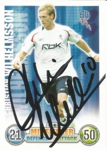 CHRISTIAN WILHELMSSON SIGNED BOLTON 2007/2008 MATCH ATTAX TRADING CARD+COA - Picture 1 of 1