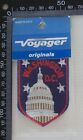 Vintage Washington Dc Usa Embroidered Souvenir Patch Woven Cloth Sew-On Badge