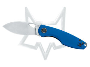 Fox Knives Chilin Liner Lock Blue Aluminum N690Co Pocket Knife FX-530 ALBL