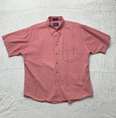 Camisa de Colección Pendleton Woolen Mills Para Hombres XL Cuadros Manga Corta Botón Foto 1 de 4