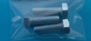 3/8" BSF X 1 1/4" HEX HEAD SET SCREW BOLTS  X 3 - Picture 1 of 1