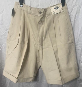 Dockers Levis Strauss Shorts Size 30 Brand New NOS NWT Mens Khaki Light Tan - Picture 1 of 11