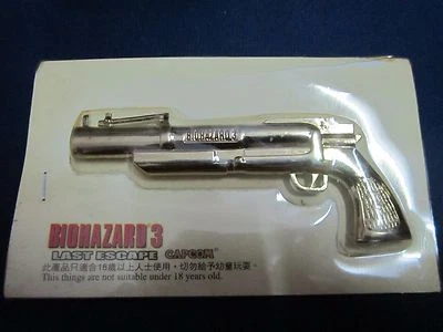Capcom Biohazard 3 Resident Evil 0 1 2 3 4 5 6 7 Metal Toy silver Hongkong Comic - Image 1 of 2