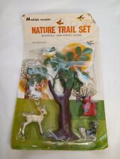 1972 Sealed Multiple Toymakers Nature Trail Set Hand Painted Figures Plastic VTG