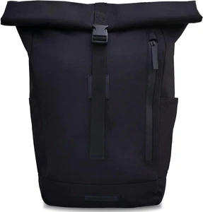 Bomence Rolltop Rucksack Tagesrucksack Wanderrucksack mit Laptopfach 18 L schwa - Bild 1 von 2