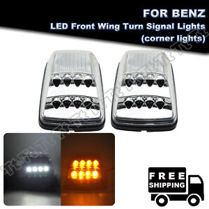 Dynamic LED Turn Signal Lights W/ Parking Lamp For 90-16 Mercedes-Benz W463 G500