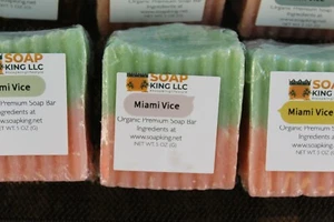 Miami Vice Organic Premium Soap bar - Picture 1 of 2