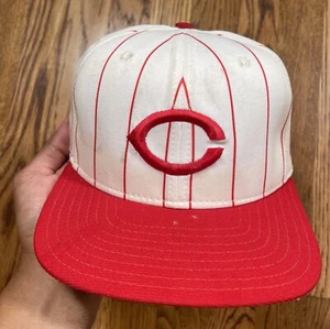 Vintage 90s Cincinnati Reds Damon Berryhill Game Used Spring Training Hat  - Picture 1 of 11