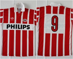 Adidas PSV Eindhoven 1990-1992 ROMARIO #9 Home Football Shirt Soccer Jersey Sz S - Picture 1 of 20