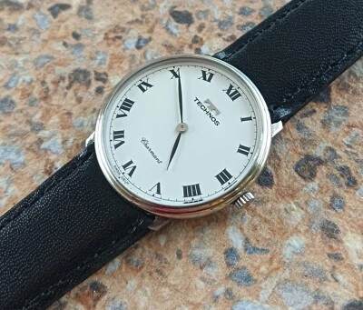 Vintage Technos Charmant Swiss Made 17 Jewels Manual Winding Dress Watch - Image 1 of 4