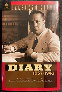 Tagebuch: 1937-1943 / Galeazzo Ciano (Enigma Books c1946/2002) Zweiter Weltkrieg Italien Geschichte - Bild 1 von 18