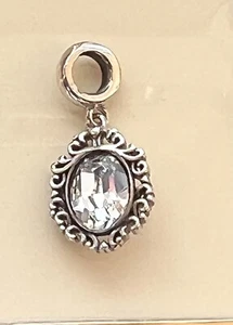New Chamilia Disney Alice in Wonderland Looking Glass Charm Charm 2025-1798 - Picture 1 of 3