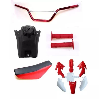 Kit de plástico guardabarros asiento tanque con manillar para Honda CRF50 XR50 Coolster Taotao Foto 1 de 4